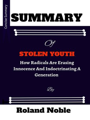 cover image of Summary of Karol Markowicz and Bethany Mandel's; Stolen Youth